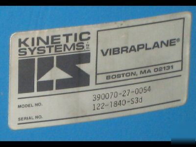 New (4) kinetic systems 390070-27-0054 vibraplane legs 