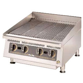 Star 8024CB char-broiler, 24