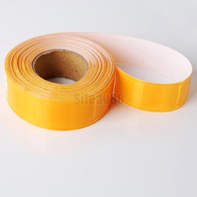 Yellow gloss sew reflective tape high visibility safe
