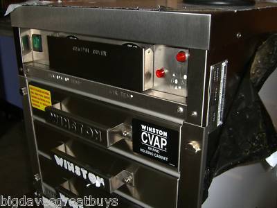 New winston cvap 3 drawer holding cabinet , great deal 