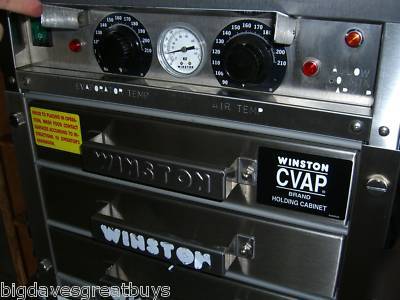 New winston cvap 3 drawer holding cabinet , great deal 