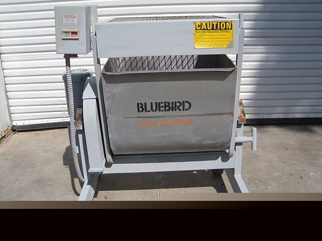 Bluebird clay mixer ceramic pug mill pottery stainless 