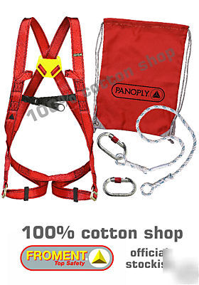 Froment safety fall arrest harness full body restraint 