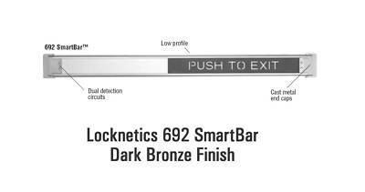 Locknetics smart push bar exit device 36