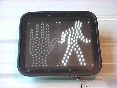 New ge (gelcore) led pedestrian crosswalk lights - pair