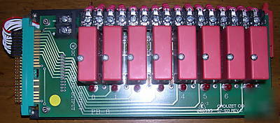 Pb 8 relay board with 8 ea, ODC5 relays