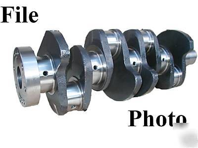 Reworked crankshaft - john deere early 6-531 & 6-619 