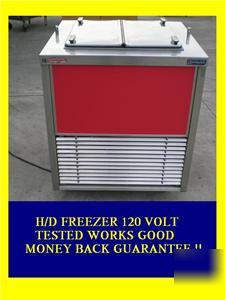 Speed-serve commercial h/d dipping freezer on casters 2