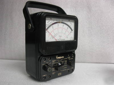 Simpson 270 series 4 volt ohm milliameter **sale**