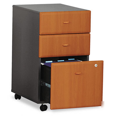 2 box/1 drawer mobile vert file 28-1/4 nat slate gray