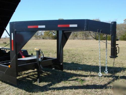 2010 texas pride 7X20 gooseneck dump trailer 21K gvwr 