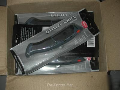 Clauss autoloading retractable box utility knife 6-pack