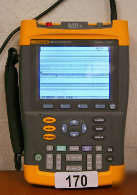 Fluke 199 scopemeter 200MHZ 2.5 gs/s #170