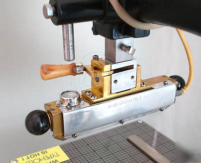 Kwikprint 86 gold foil hot stamping printing &embossing