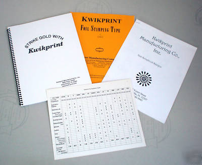 Kwikprint 86 gold foil hot stamping printing &embossing