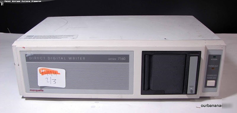 Marquette direct digital writer 7160 used