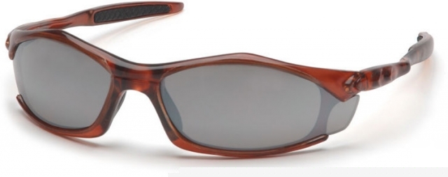 Pyramex solara safety eyewear - silver mirror lens