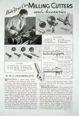 T-slot keyway end mill cutters diy lathe milling plans