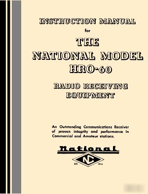 National hro-60 manual Â»rÂ²