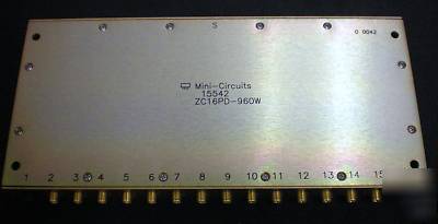 New mini-circuits power splitter 16-ch ZC16PD-960W * *