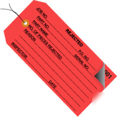Shoplet select rejected inspection tags 2 part number