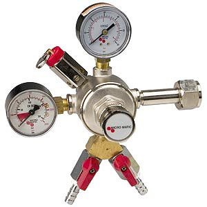 2 product beer CO2 regulator premium kegerator tap keg