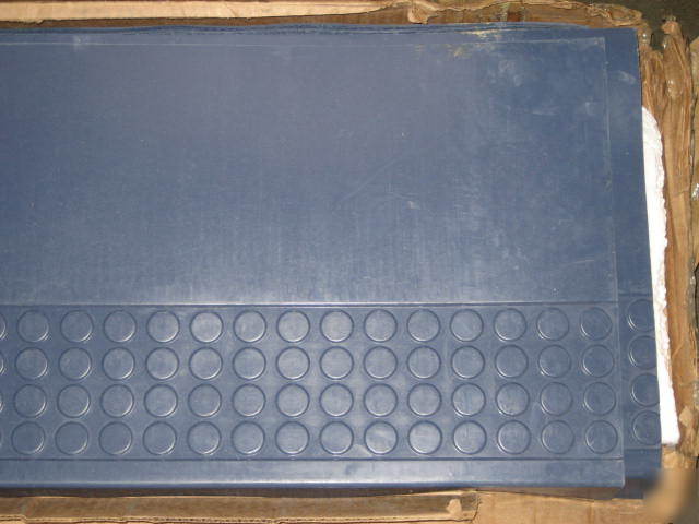 6 flexco floor treads - heavy duty redial dark blue