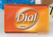 Dial gold wrapped bar soap 4-1/2OZ |72 ea| 02401