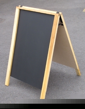 Double side indoor a frame chalkboard menu board mall