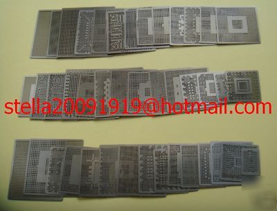 34 models heated type bga reballing stencil template