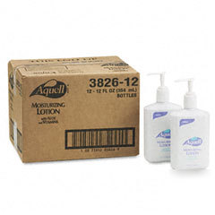 Aquell moisturizing lotion in pump dispenser bottle