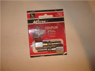 Air fitting coupler f milton S792 1/4