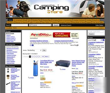 Camping website for sale - established website business