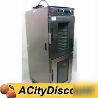 Crescor heated holding cabinet w/aquatemp & glass doors