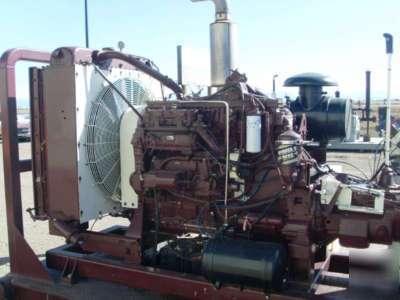Gaso t-450 triplex plunger pump packaged with cat 3406