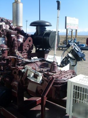 Gaso t-450 triplex plunger pump packaged with cat 3406