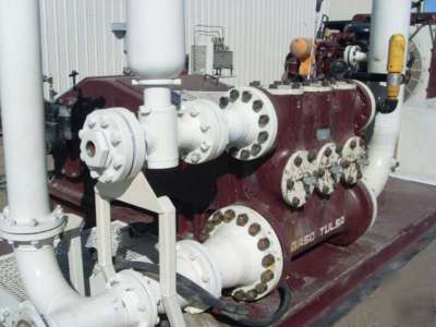 Gaso t-450 triplex plunger pump packaged with cat 3406