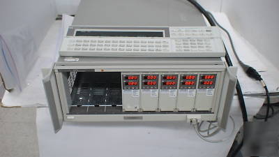 Hp 66000A with 66102A x 4 + 66101A x 1 dc power supply