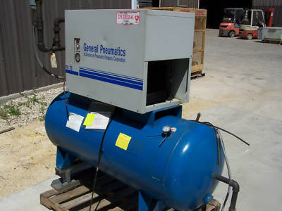 Ingersoll-rand 20 hp air compressor w/ dryer, tank etc