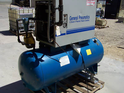 Ingersoll-rand 20 hp air compressor w/ dryer, tank etc