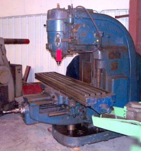 Used cincinnati vertical mill, #4, year 1951