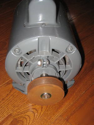 1 h.p. motor air compressor, drill press, table saw
