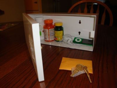 Drug medicine home rv auto baby cabinet lock box safe