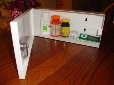 Drug medicine home rv auto baby cabinet lock box safe