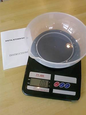 Kitchen catering scales food cooking scale 1 kg 2.2 lb