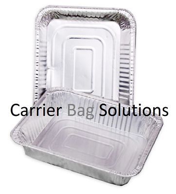 No.6 foil containers with lids - 3.5