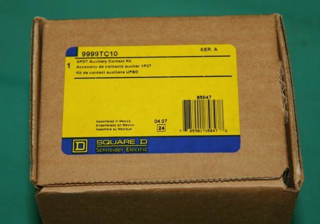 Square d 9999TC10 spdt auxiliary contacts contact kit