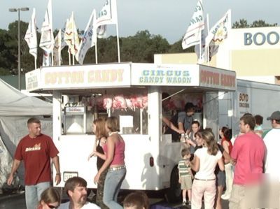 Concession trailer fully equipped, loaded