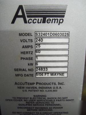 Awesome accutemp steamer made in may of 06 mint 