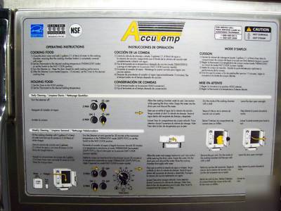 Awesome accutemp steamer made in may of 06 mint 